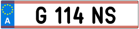 Truck License Plate